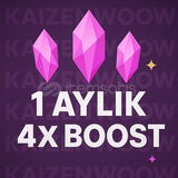 ⭐[BOTSUZ] ANINDA TESLİMAT | 1 AYLIK 4X BOOST