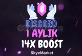 ⭐BOTSUZ+⭐DİSCORD 1 AYLIK 14X BOOST