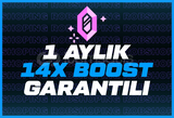 ⭐✅{BOTSUZ + ANINDA}⭐DİSCORD 1 AYLIK 14X BOOST⭐