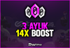 ⭐[STOK VAR] DİSCORD 3 AYLIK 14x BOOST BOTSUZ