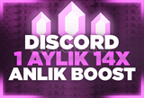 BOTSUZ TESLİM 1 AYLIK 14X SERVER BOOST ⚡ 