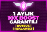 ⭐️[BOTSUZ] DİSCORD 1 AYLIK 10X BOOST⭐️