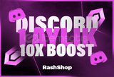 ⭐️[BOTSUZ] DİSCORD 1 AYLIK 10X BOOST⭐️