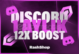 ⭐️[BOTSUZ] DİSCORD 1 AYLIK 12X BOOST⭐️