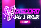 [BOTSUZ] DİSCORD 1 AYLIK 14X BOOST