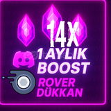  ⭐️[BOTSUZ] DİSCORD 1 AYLIK 14X BOOST⭐️