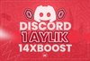 ⭐️[BOTSUZ] DİSCORD 1 AYLIK 14X BOOST + GARANTİ