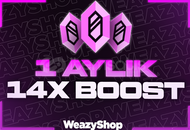 (BOTSUZ) DİSCORD 1 AYLIK 14X BOOST HIZLI 