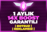 ⭐️[BOTSUZ] DİSCORD 1 AYLIK 14X BOOST SORUNSUZ⭐️