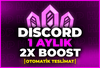 ⭐[BOTSUZ] DİSCORD 1 AYLIK 2X BOOST⭐
