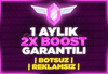 ⭐️[BOTSUZ] DİSCORD 1 AYLIK 2X BOOST⭐️