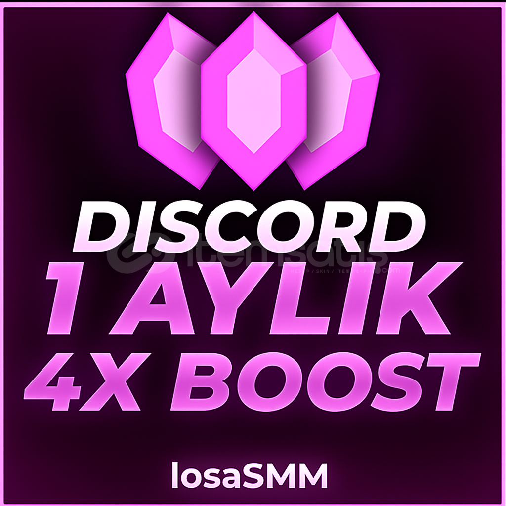 (BOTSUZ) DİSCORD 1 AYLIK 4X BOOST HIZLI (BOTSUZ) DİSCORD 1 AYLIK 4X BOOST HIZLI