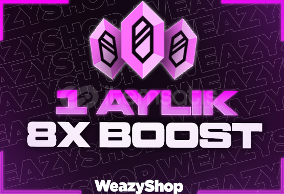(BOTSUZ) DİSCORD 1 AYLIK 8X BOOST HIZLII (BOTSUZ) DİSCORD 1 AYLIK 8X BOOST HIZLII