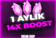 (Botsuz-aylık)Discord 14X Boost-3 saniyede