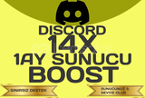 BOTSUZ DİSCORD 14X SUNUCU BOOST 1 AY