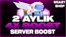 (BOTSUZ) DİSCORD 2 AYLIK 4X BOOST HIZLI