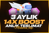 ⭐️[STOK VAR] DİSCORD 3 AYLIK 14X BOOST⭐️