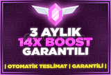 ⭐️[BOTSUZ] DİSCORD 3 AYLIK 14X BOOST + GARANTİ