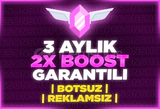 ⭐️[BOTSUZ] DİSCORD 3 AYLIK 2X BOOST⭐️