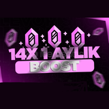⭐️ [BOTSUZ + EN HIZLISI] 1 AYLIK 14X BOOST⭐️