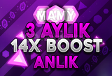 ⭐[ Botsuz ] 3 Aylık 14x Boost