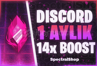  ⭐(HIZLI) DİSCORD 1 AYLIK 14X BOOST⭐