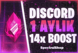  ⭐(HIZLI) DİSCORD 1 AYLIK 14X BOOST⭐