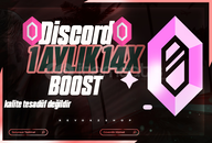 ⭐BOTSUZ+KALİTELİ⭐1 AYLIK 14 BOOST DISCORD ⭐BOTSUZ+KALİTELİ⭐1 AYLIK 14 BOOST DISCORD