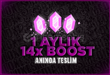 ✨ [BOTSUZ+OTO] DİSCORD 1 AYLIK 14X BOOST ✨