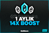 [STOK VAR)7/24 ANINDA TESLİM]1 AYLIK 14X BOOST