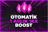  1 AYLIK 14X BOOST BOTSUZ ( AKTİF )