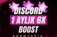 ⭐️ [BOTSUZ SANİYESİNDE] 1 AYLIK 6 BOOST GARANTİ