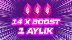 BOTSUZ⚡STOK VAR⚡ 1 AYLIK 14X BOOST⚡