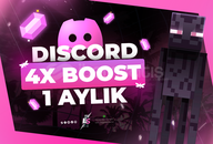 ⚡Botsuz ve Hızlı - 1 Aylık 4x Boost⚡