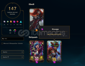 BR / HANDMADE / GOLD / 147 SKIN / LVL 135 BR / HANDMADE / GOLD / 147 SKIN / LVL 135