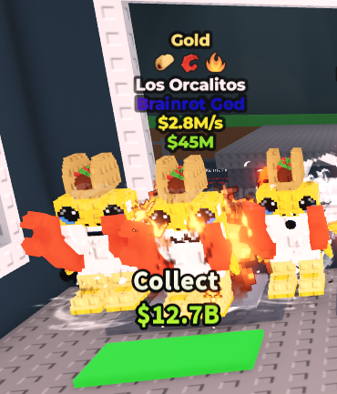 Brainrot God Gold Los Orcalitos $2.8M/S Brainrot God Gold Los Orcalitos $2.8M/S