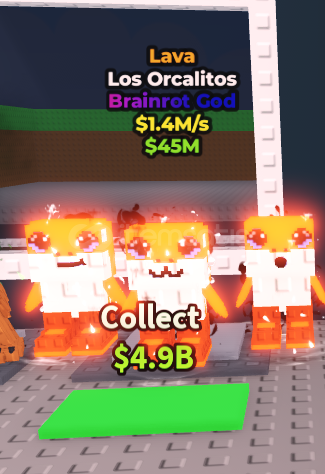 Brainrot God Lava Los Orcalitos $1.4M/S Brainrot God Lava Los Orcalitos $1.4M/S