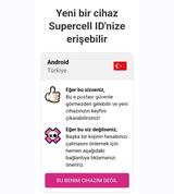 Brawl Stars Hesabına biri giriyorsa buraya bak