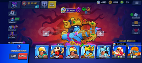 Brawl Stars 50K Manyak kostümlü Hesap