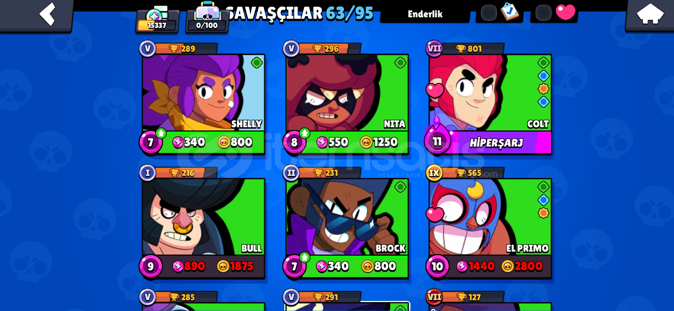 Brawl Stars 14k Kupalı Hoş Temiz Bir Hesap  Brawl Stars 14k Kupalı Hoş Temiz Bir Hesap