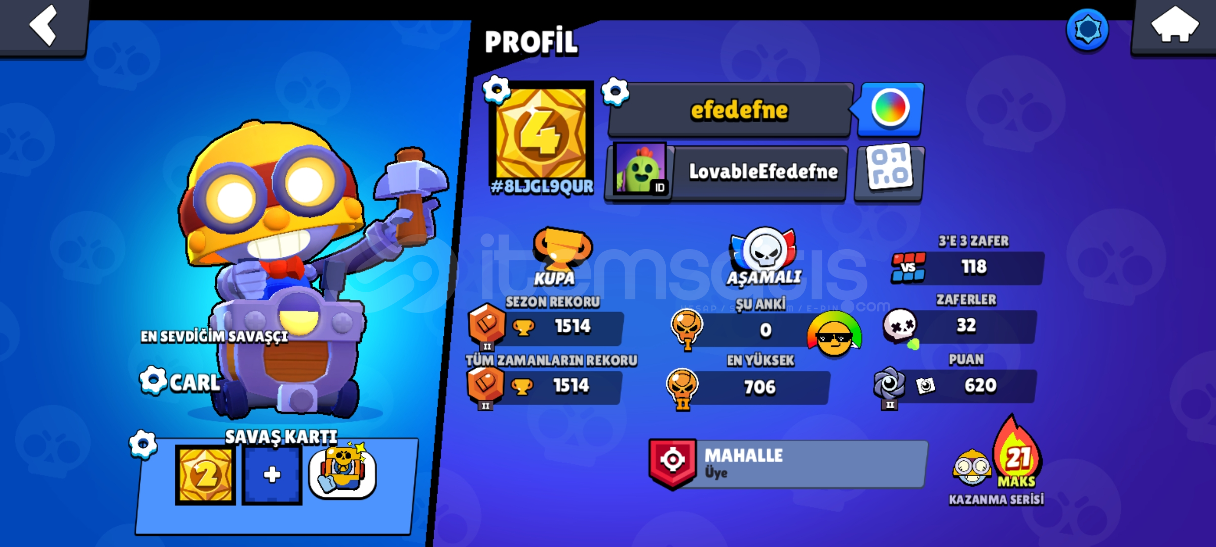 Brawl stars 1500 kupa Brawl stars 1500 kupa
