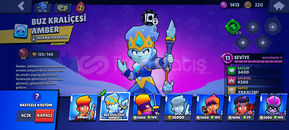 Brawl stars 15k bol ve değerli skinli hesap