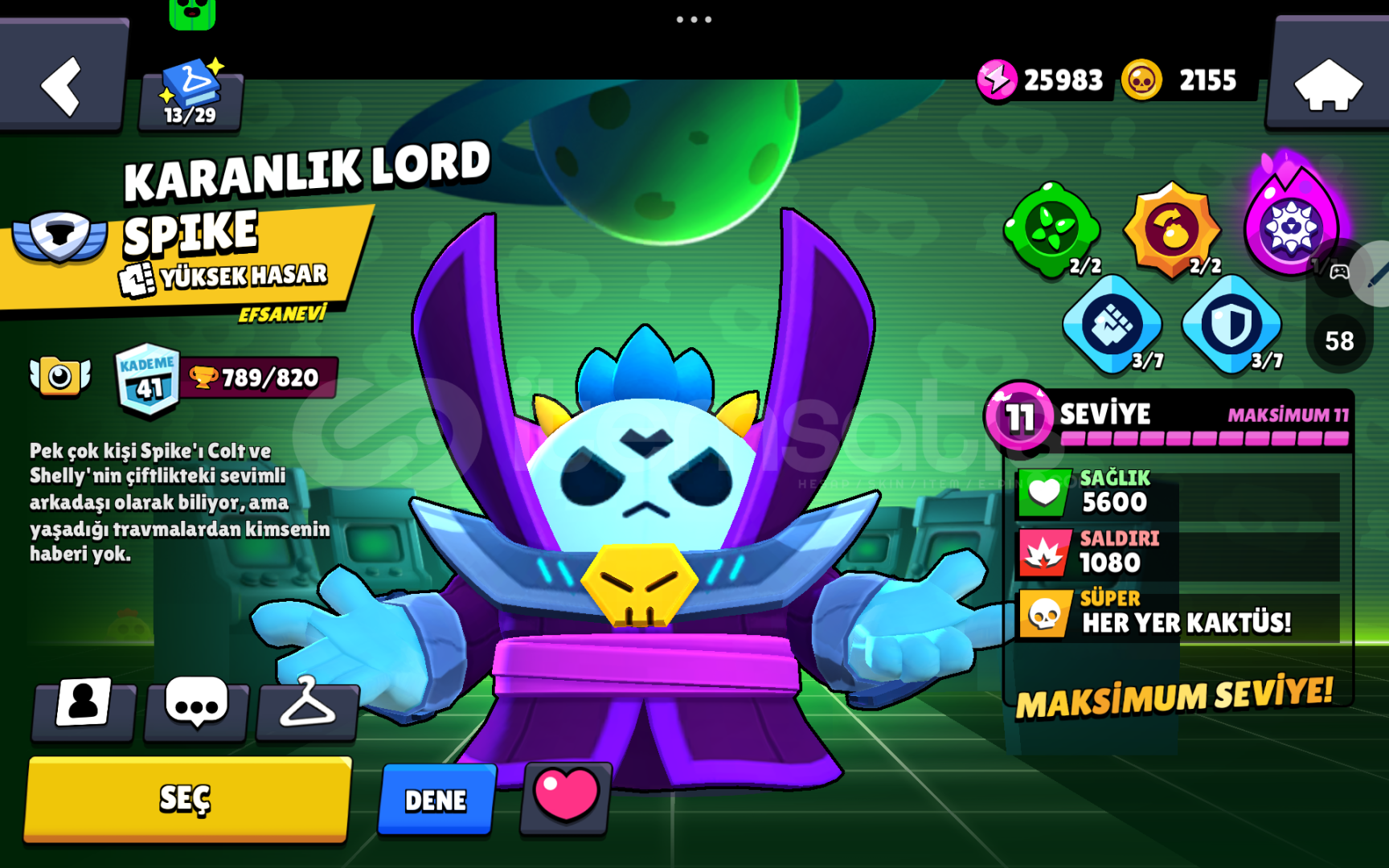 Brawl Stars 17115 Kupa bol skinli Brawl Stars 17115 Kupa bol skinli