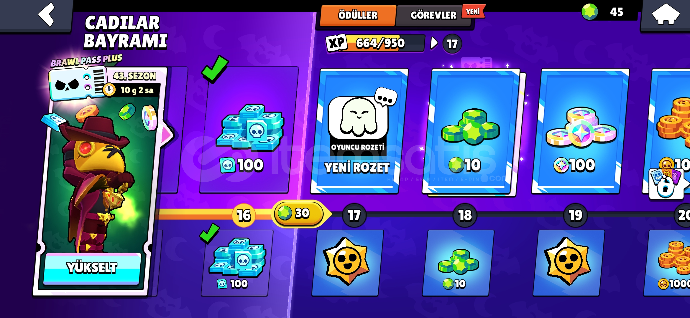 BRAWL STARS 18K KUPALI 65 KARAKTERLİ HESAP BRAWL STARS 18K KUPALI 65 KARAKTERLİ HESAP