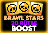 ⭐BRAWL STARS 20 RÜTBE BOOST!!⭐