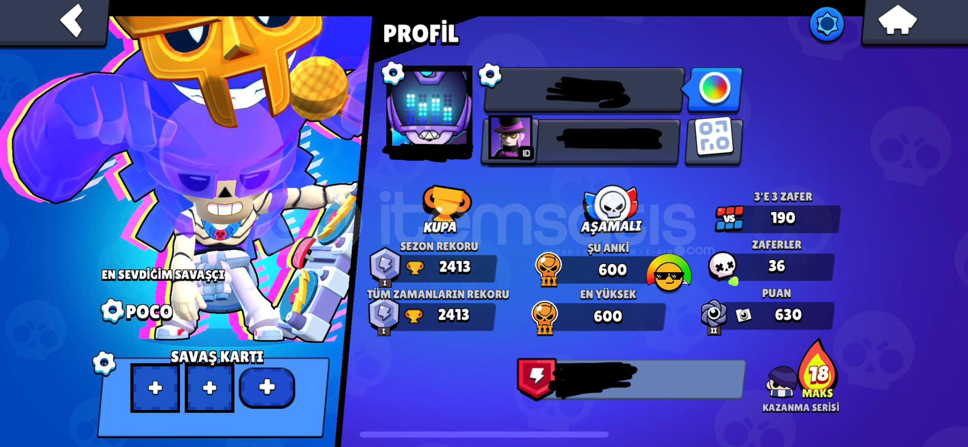 ⭐Brawl Stars 2500 Kupa Başlangıç Hesabı ⭐ ⭐Brawl Stars 2500 Kupa Başlangıç Hesabı ⭐