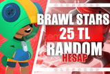 ⭐Brawl Stars 25 TL Random Hesap [MAIL DEGISEN]