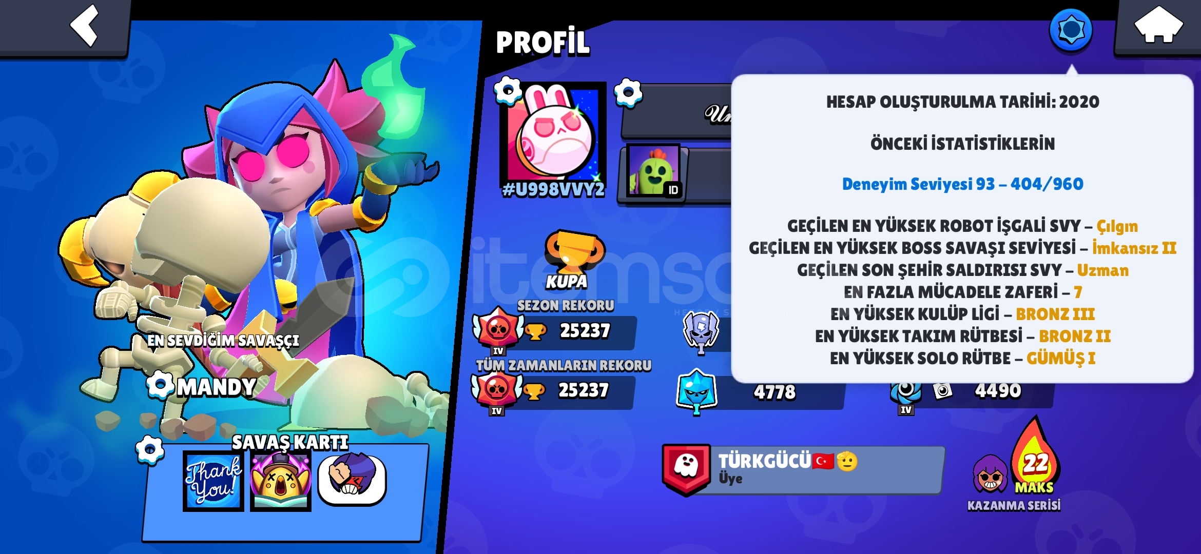 ⭐️Brawl Stars 25K 2020 Hesabı⭐️ ⭐️Brawl Stars 25K 2020 Hesabı⭐️