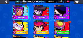 Brawl Stars 26k kupa 73 karakterli hesap 