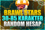 ⭐[BRAWL STARS] 30-85 KARAKTER RANDOM HESAP